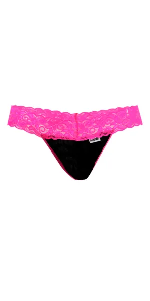 Candyman 99370x Alluring Thongs Hot Pink