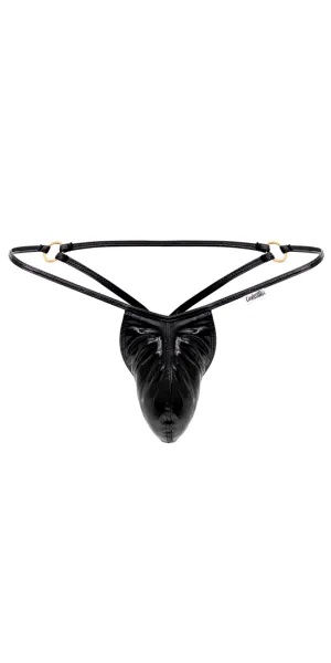 Candyman 99738 Gloss G-string Black
