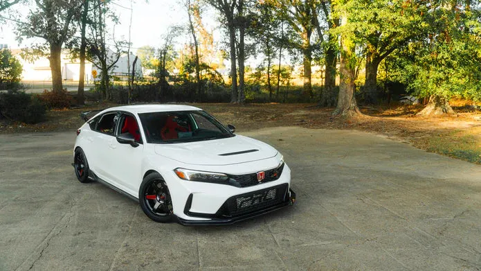 Carbon Fiber Engine Hood Duct Cover for 2023  Honda Civic Type R