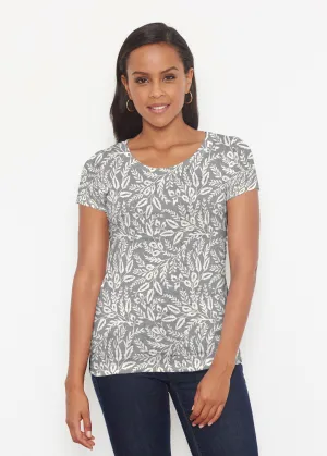 Chevron Vine (8017) ~ Short Sleeve Scoop Shirt