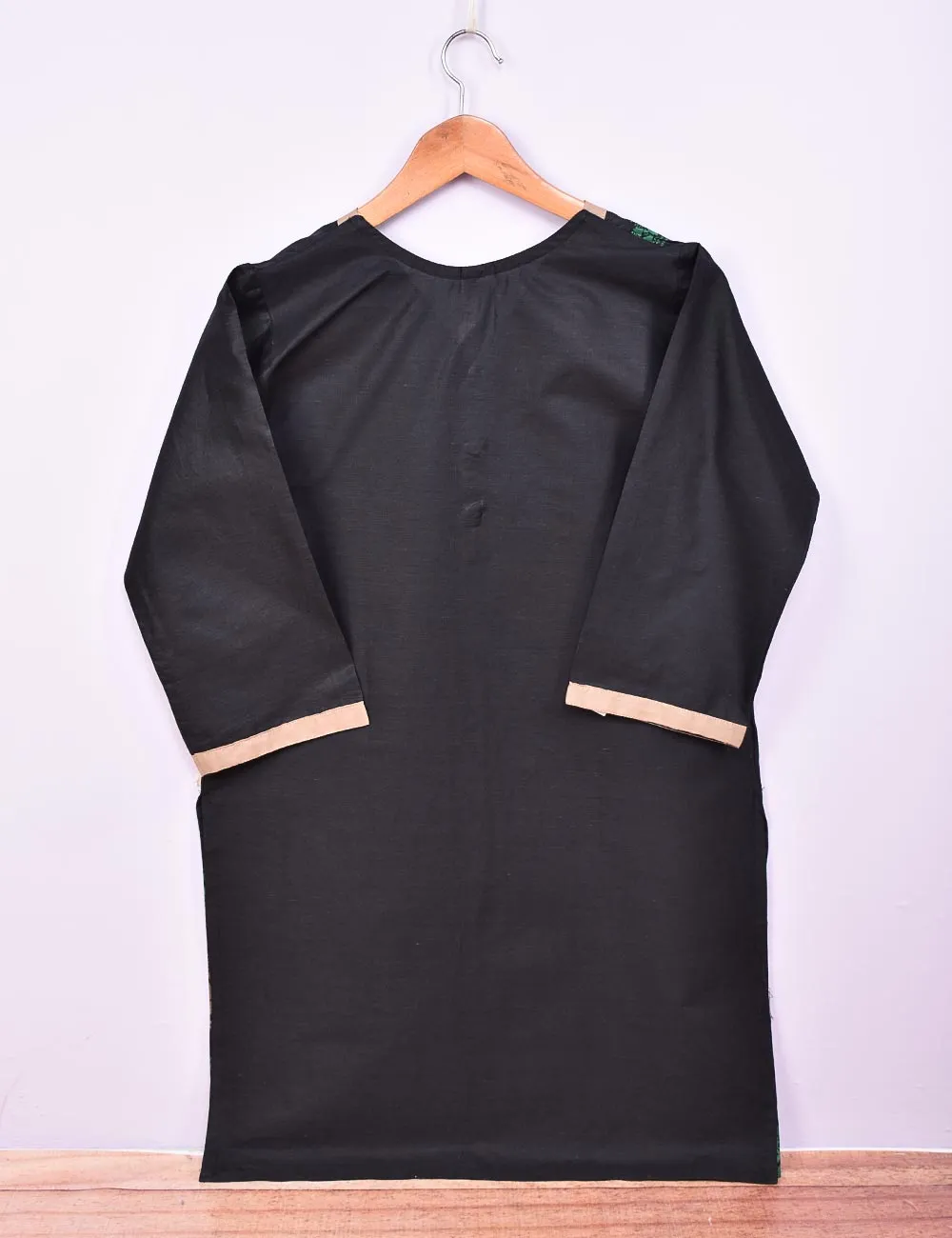 Cotton Printed Stitched Kurti - Prima Donna (TS-082B-Black)