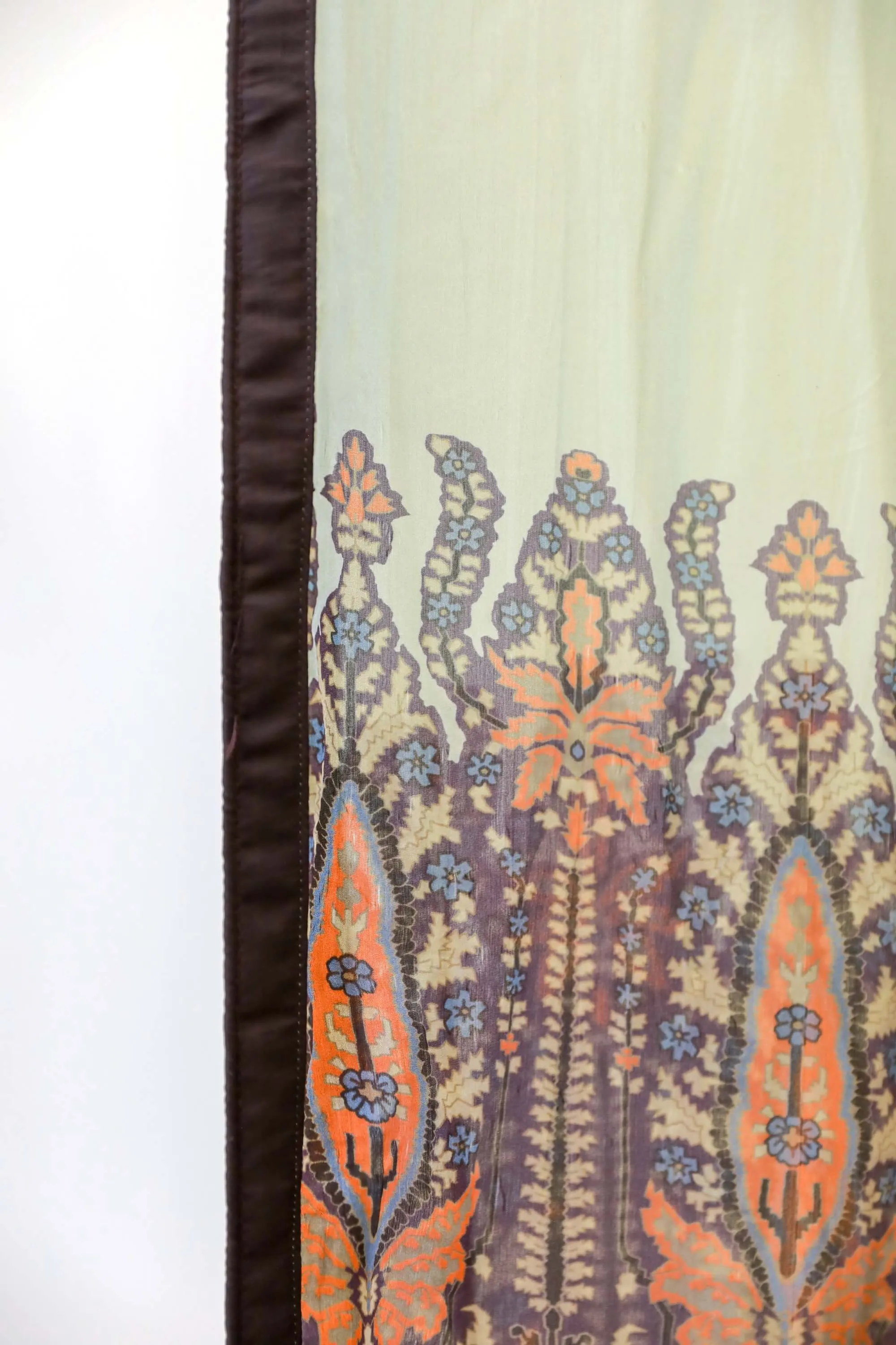 Cotton Purple & Orange Salwar Kameez - Suit