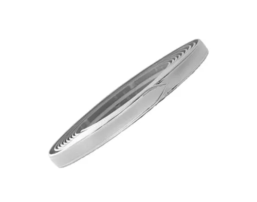 Cowles Protekto 2513502 1-1/8"x 13'  White Bold Line w/ Formed Ends Body Side Molding, 2-Piece Kit