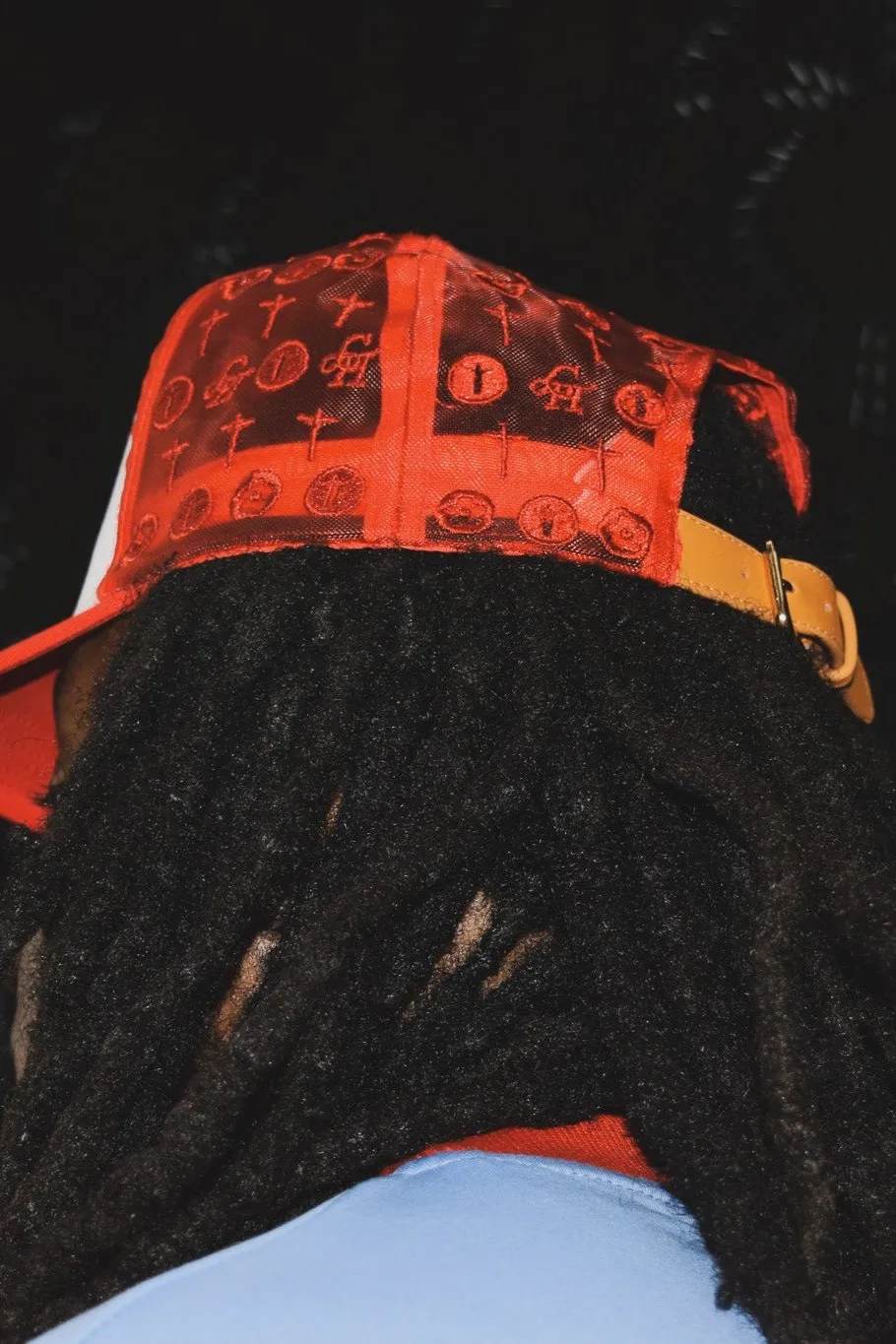 Crucified Mesh Signature Cap- Red