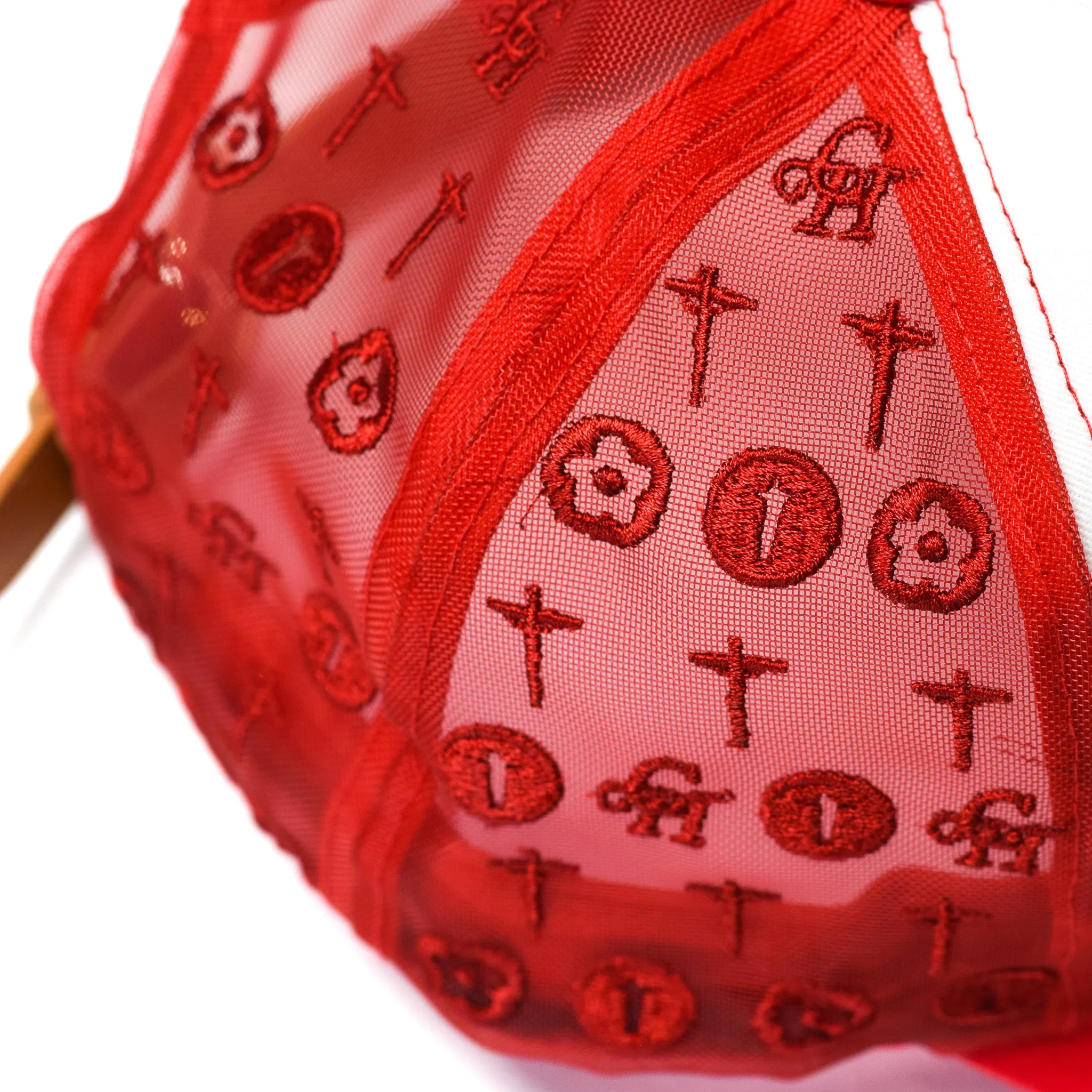 Crucified Mesh Signature Cap- Red