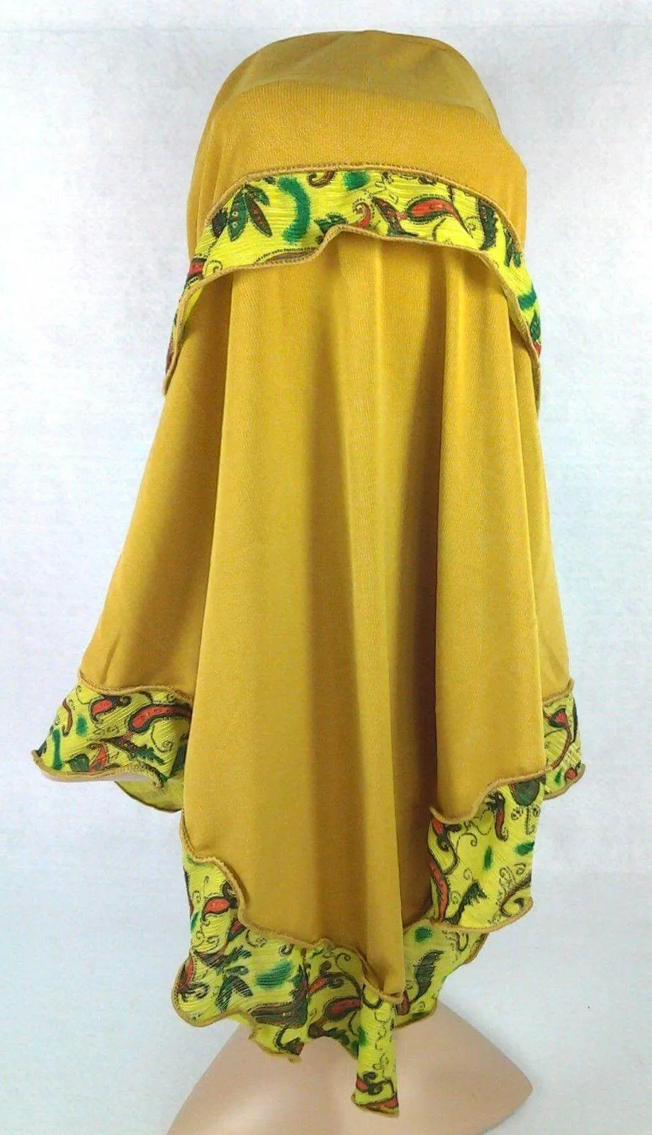 Crystal Hemp Kids Toddler Children Islamic Hijab Islamic Scarf Shawls -0102