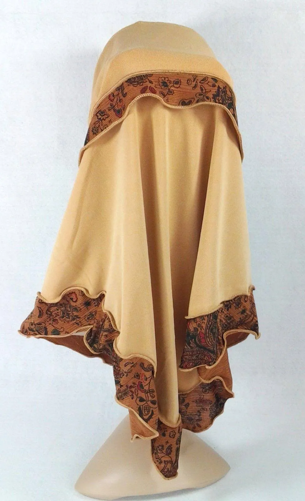Crystal Hemp Kids Toddler Children Islamic Hijab Islamic Scarf Shawls -0102
