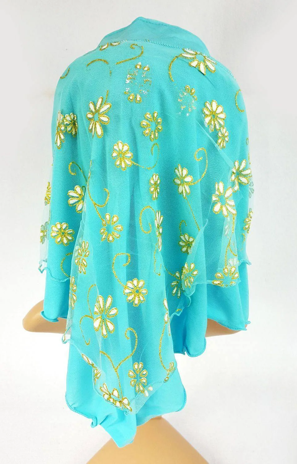 Crystal Hemp Toddler Children Kids Hijab Islamic Scarf Shawls -7270