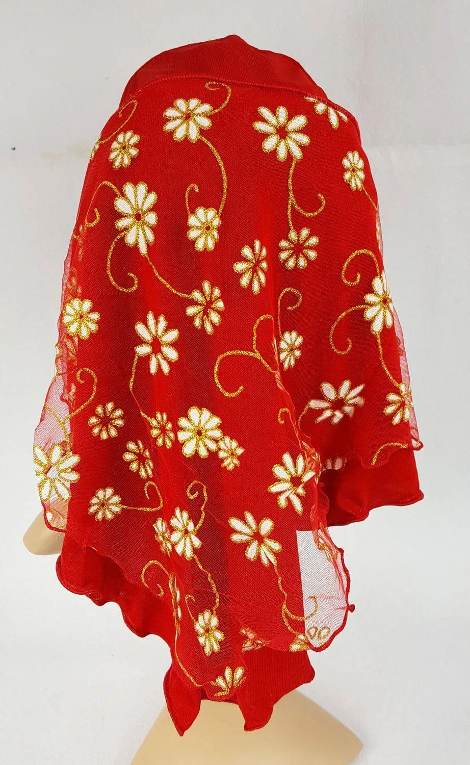 Crystal Hemp Toddler Children Kids Hijab Islamic Scarf Shawls -7270