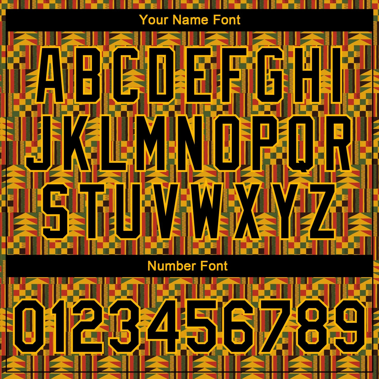 Custom Black Gold Red-Kelly Green Black History Month 3D Pattern Design Bomber Full-Snap Varsity Letterman Jacket