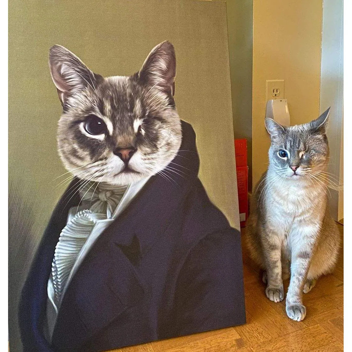 Custom Crown & Paw Portrait - One Pet