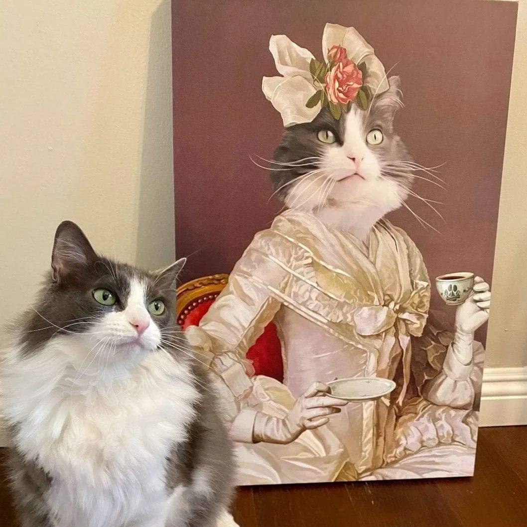 Custom Crown & Paw Portrait - One Pet