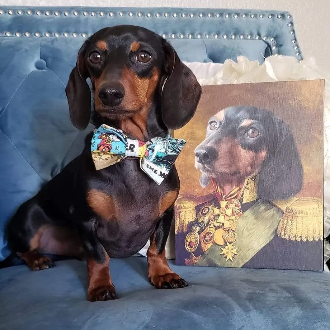 Custom Crown & Paw Portrait - One Pet