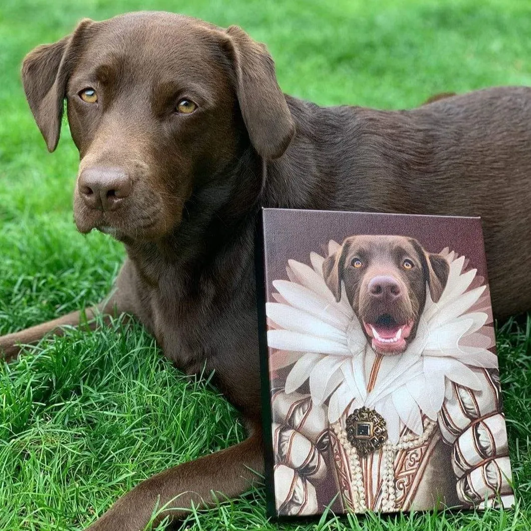 Custom Crown & Paw Portrait - One Pet