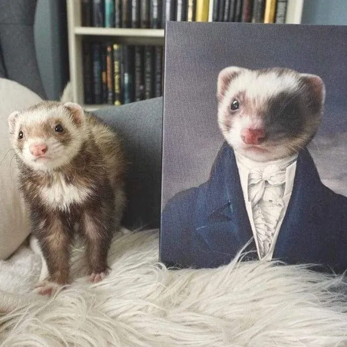 Custom Crown & Paw Portrait - One Pet