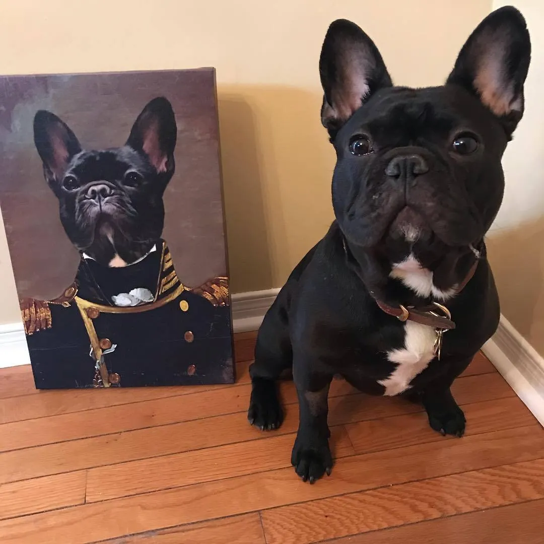Custom Crown & Paw Portrait - One Pet