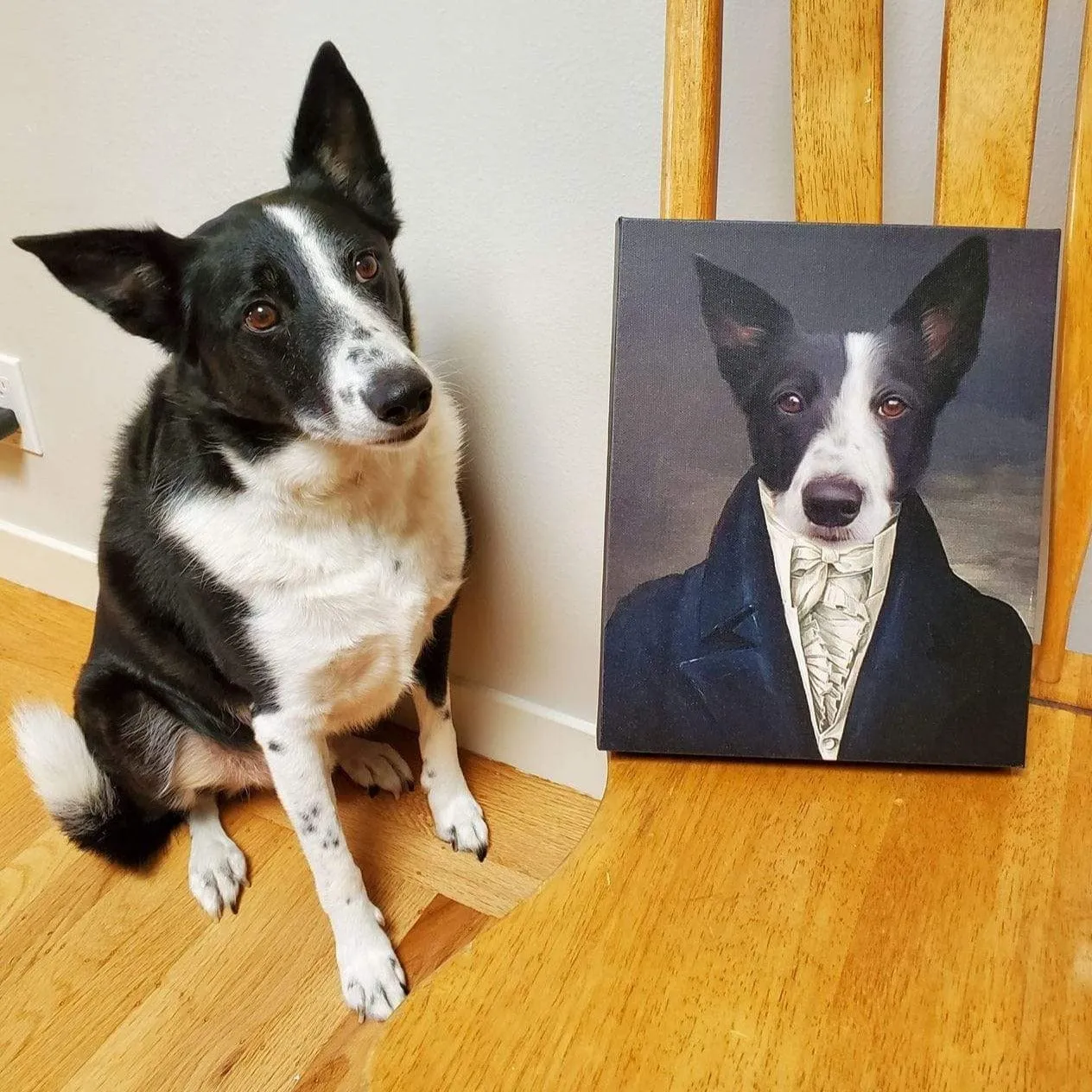 Custom Crown & Paw Portrait - One Pet