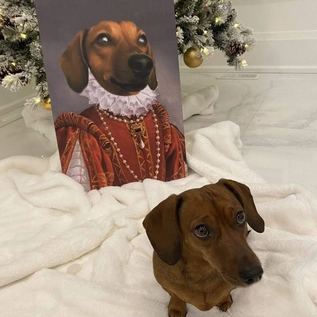 Custom Crown & Paw Portrait - One Pet