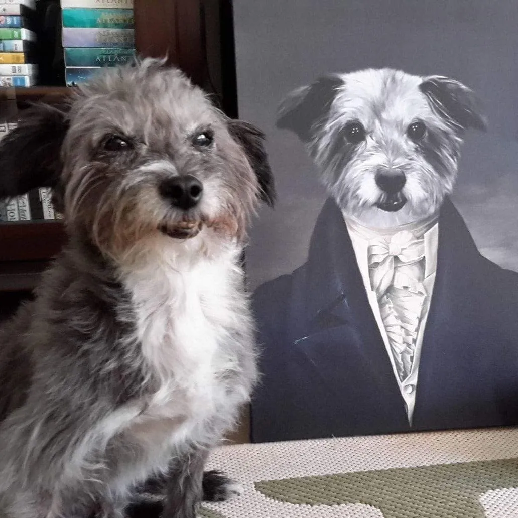 Custom Crown & Paw Portrait - One Pet