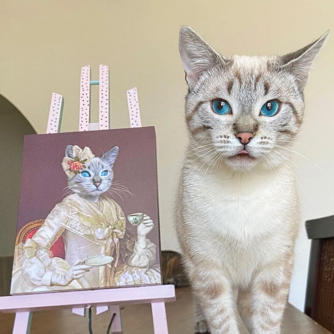 Custom Crown & Paw Portrait - One Pet