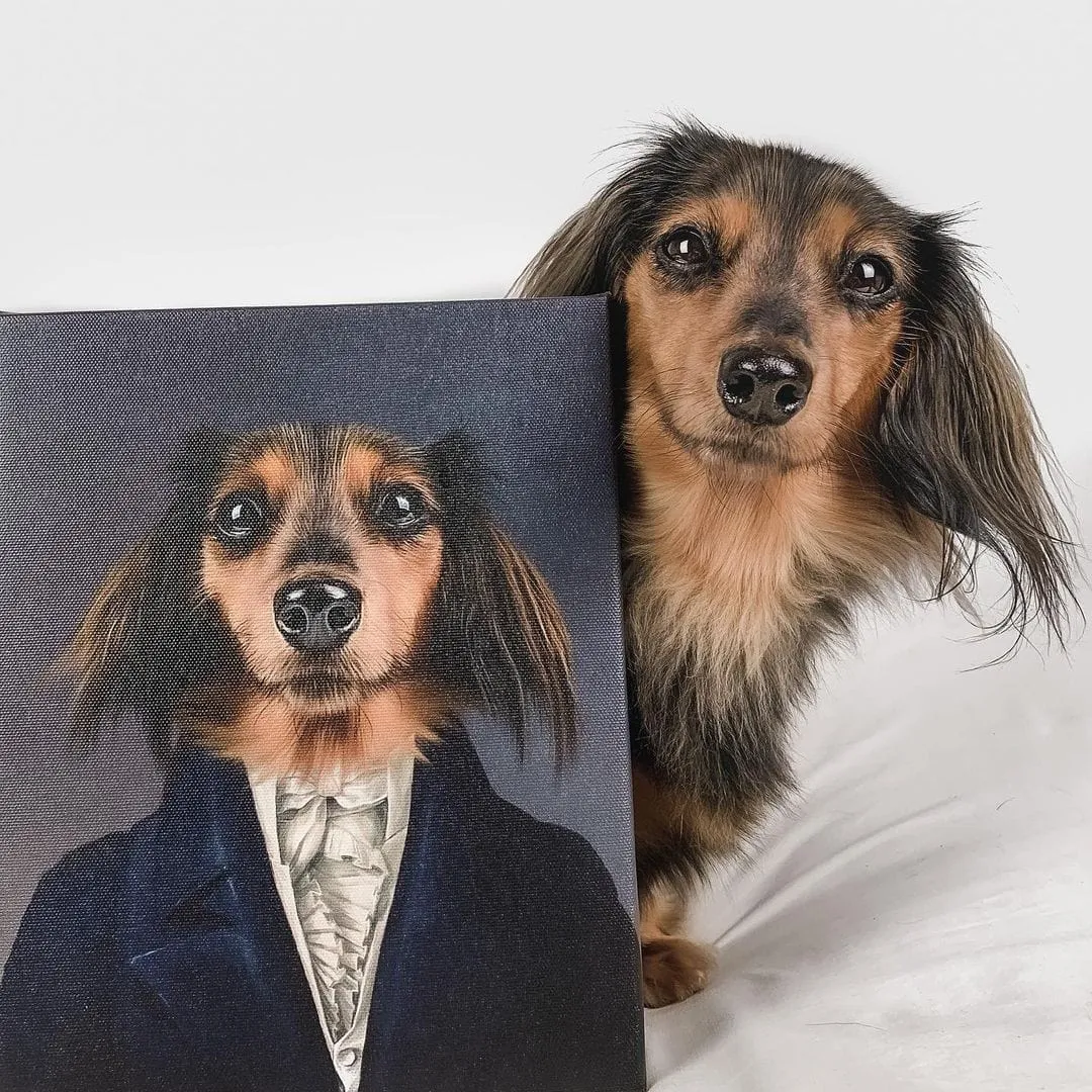 Custom Crown & Paw Portrait - One Pet
