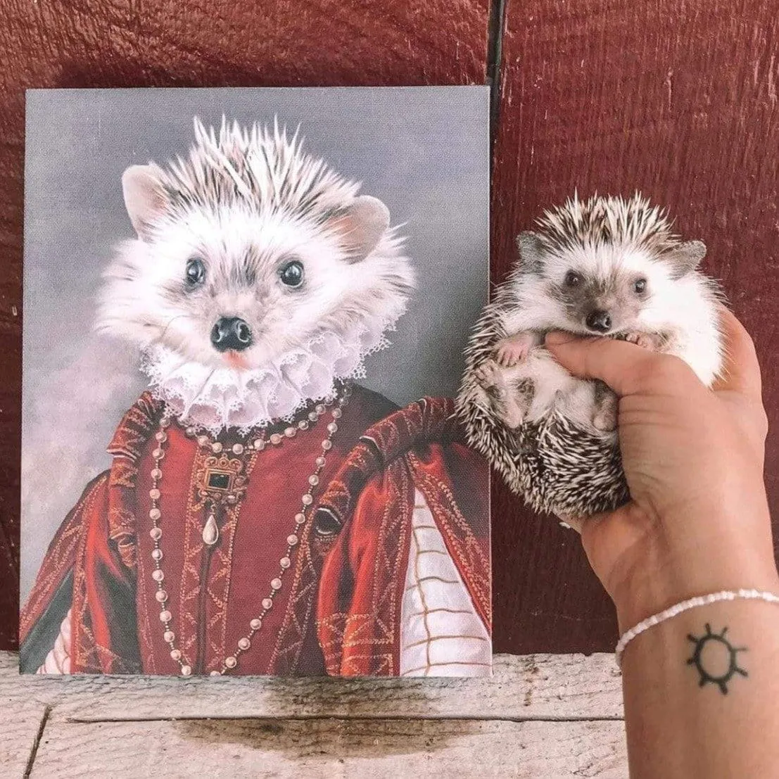 Custom Crown & Paw Portrait - One Pet