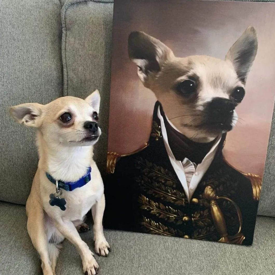 Custom Crown & Paw Portrait - One Pet