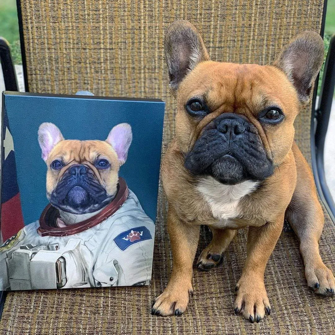 Custom Crown & Paw Portrait - One Pet