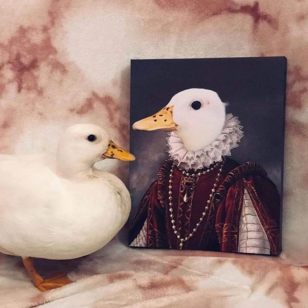 Custom Crown & Paw Portrait - One Pet