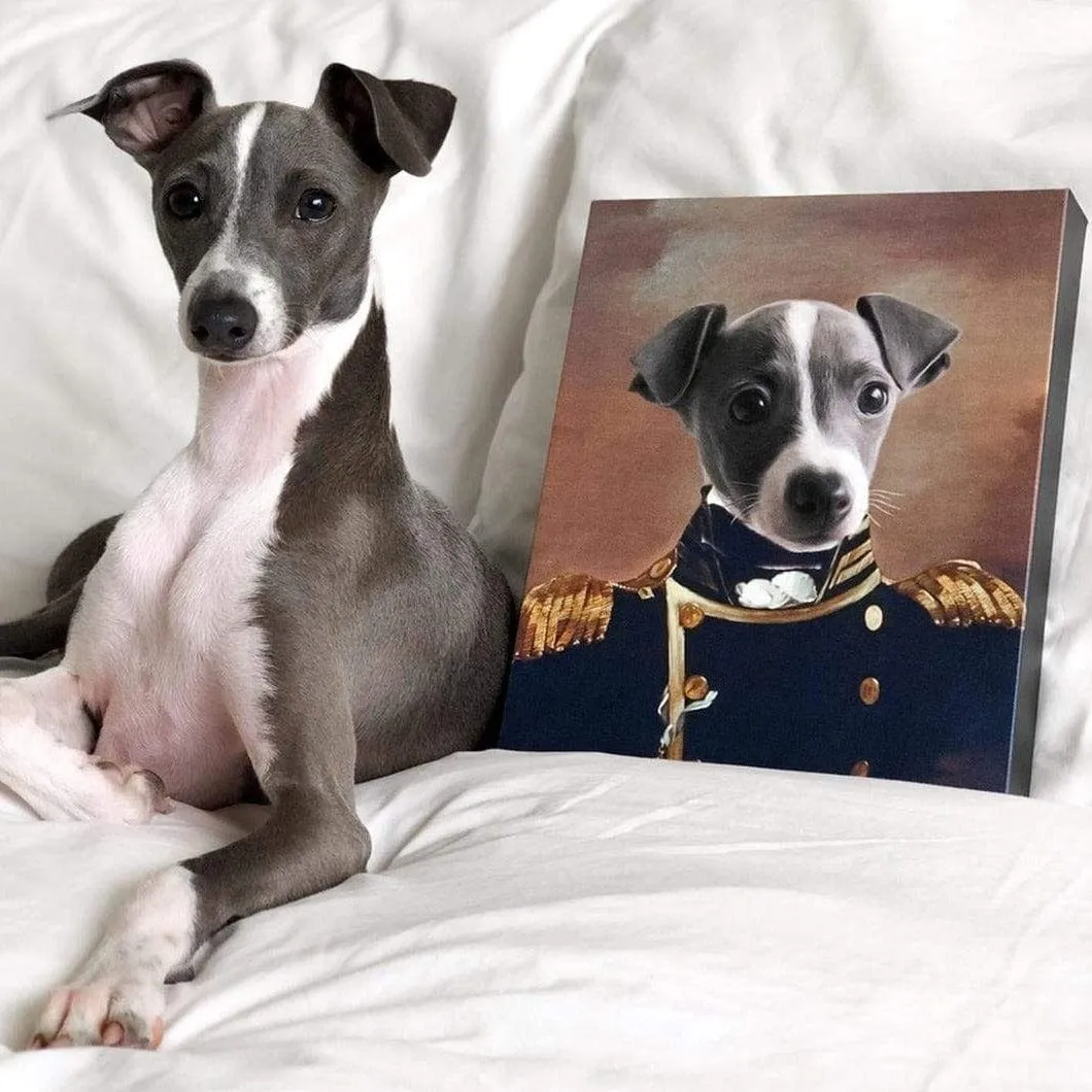 Custom Crown & Paw Portrait - One Pet