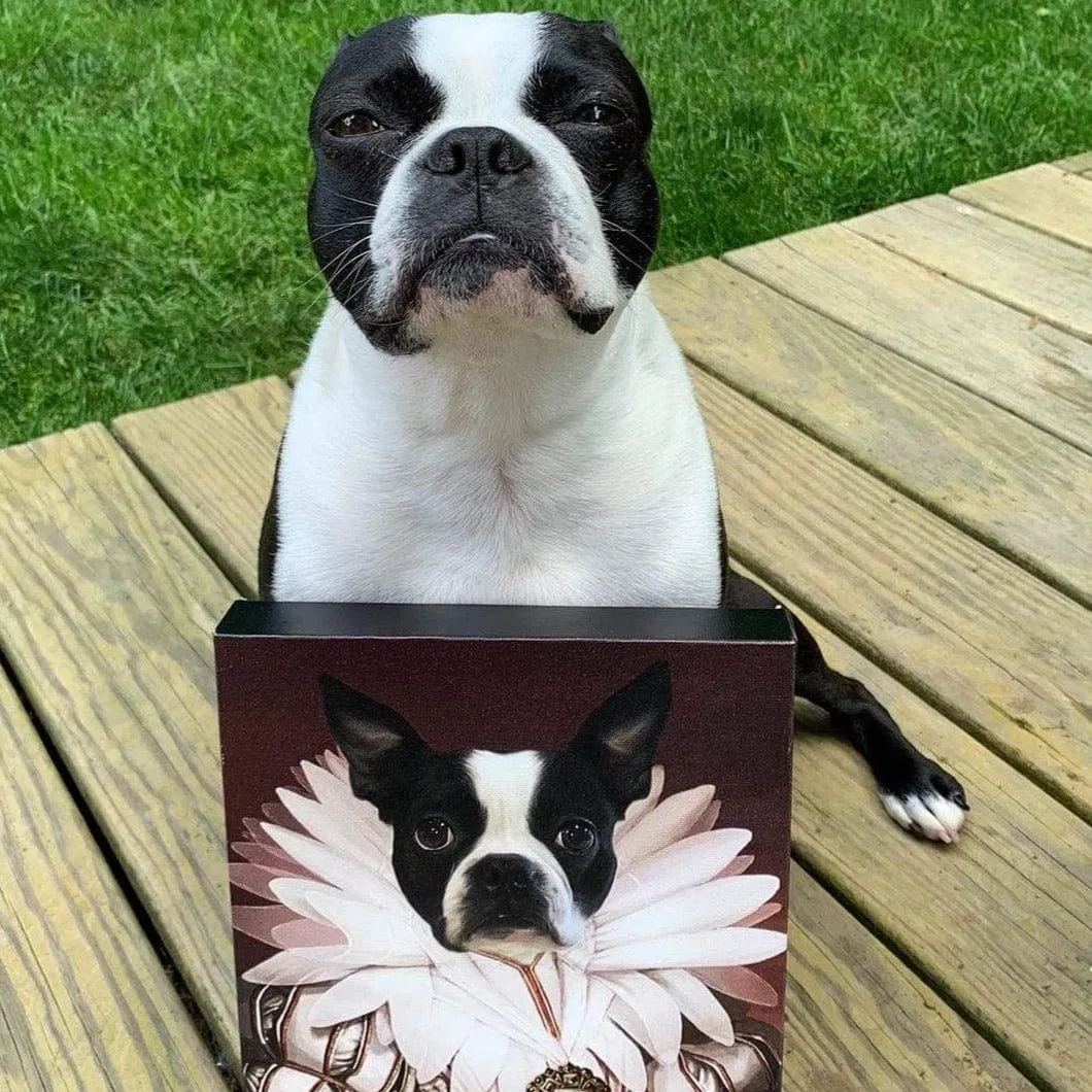 Custom Crown & Paw Portrait - One Pet