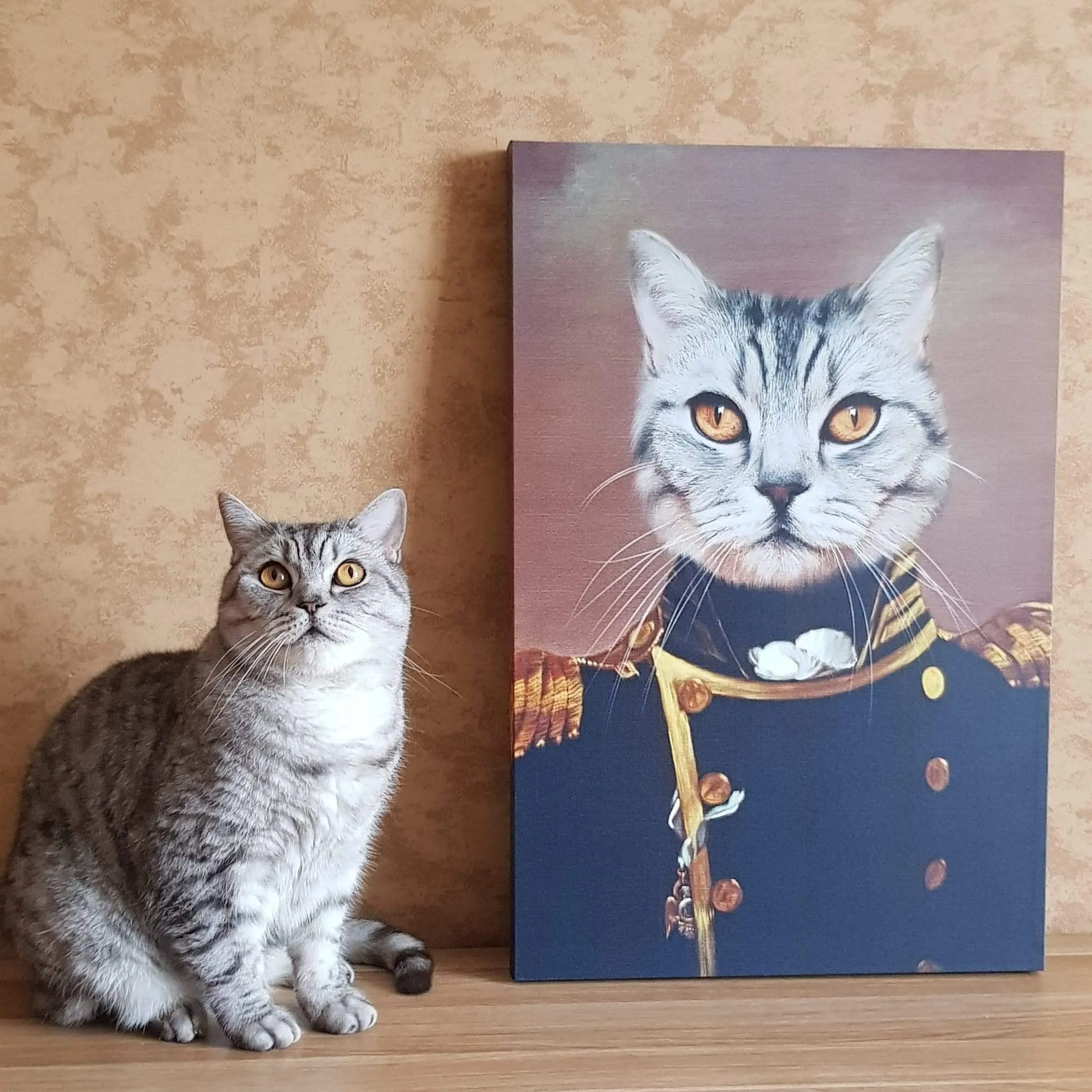 Custom Crown & Paw Portrait - One Pet
