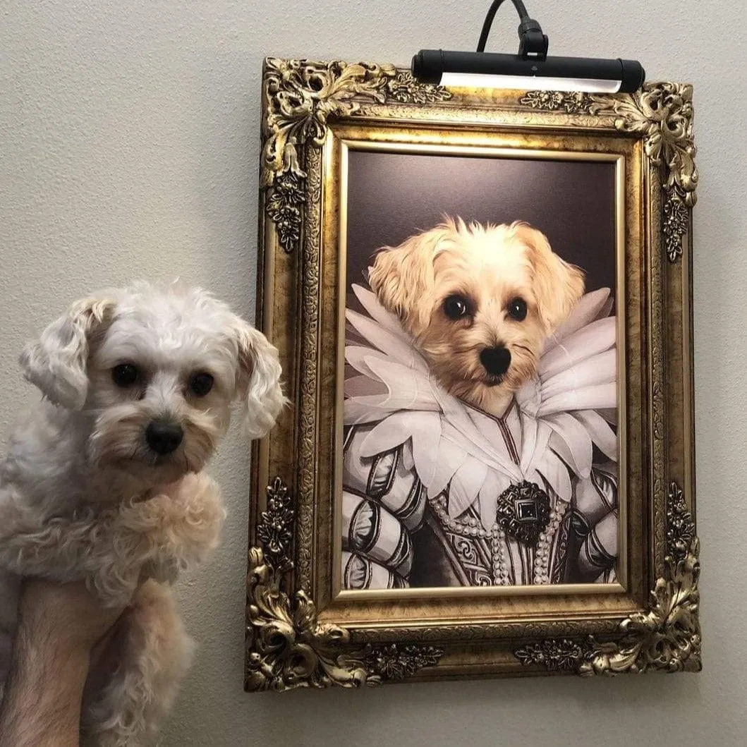 Custom Crown & Paw Portrait - One Pet