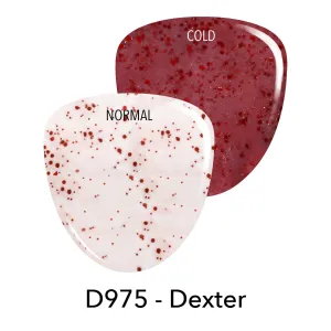 D975 Dexter Red Glitter Dip Powder