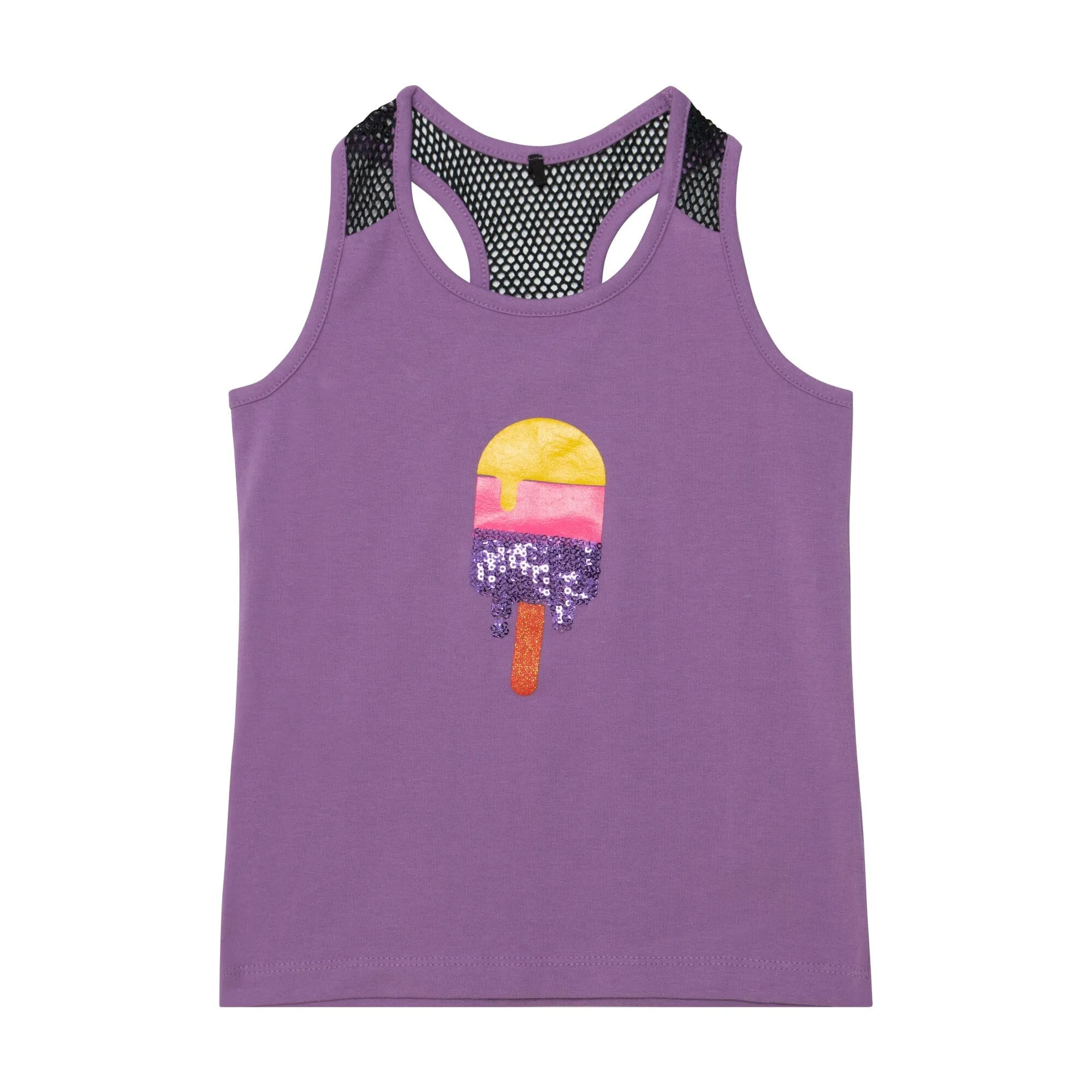 Deux Par Deux Popsicle Tank Top - African Violet