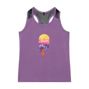Deux Par Deux Popsicle Tank Top - African Violet
