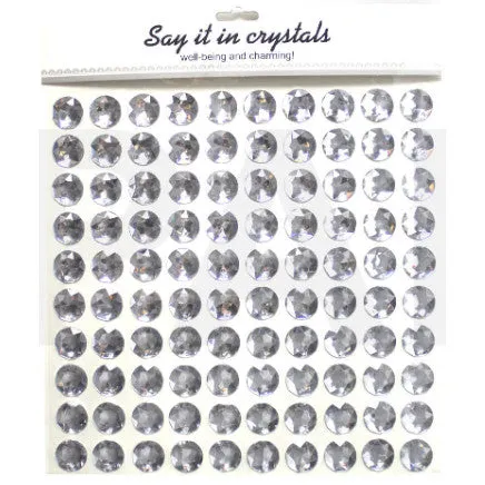 Diamantes Stickers Large - Silver