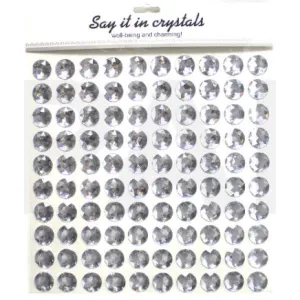 Diamantes Stickers Large - Silver