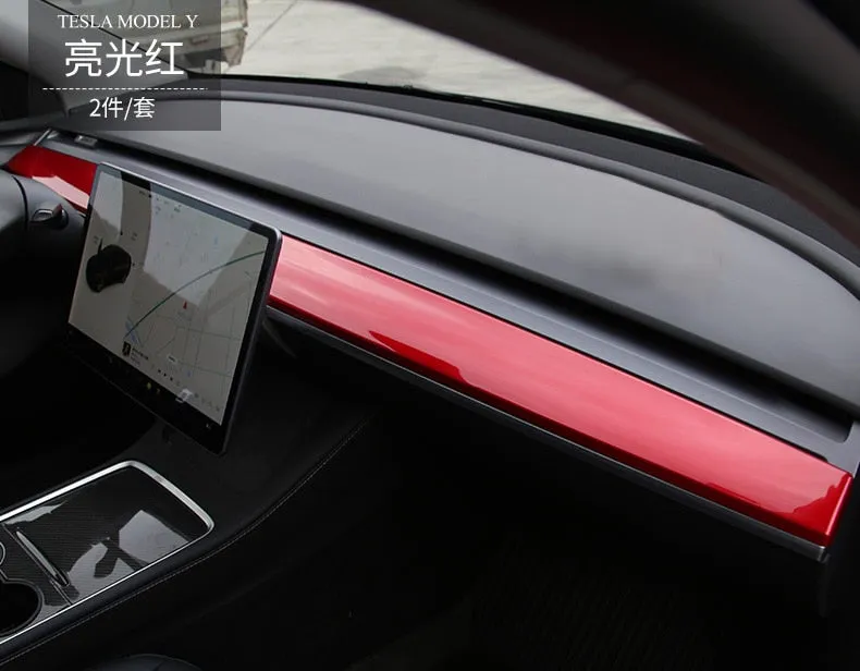 Door Wood Trim Cover For Tesla M3 & MY