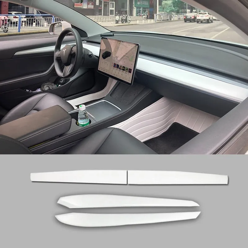 Door Wood Trim Cover For Tesla M3 & MY
