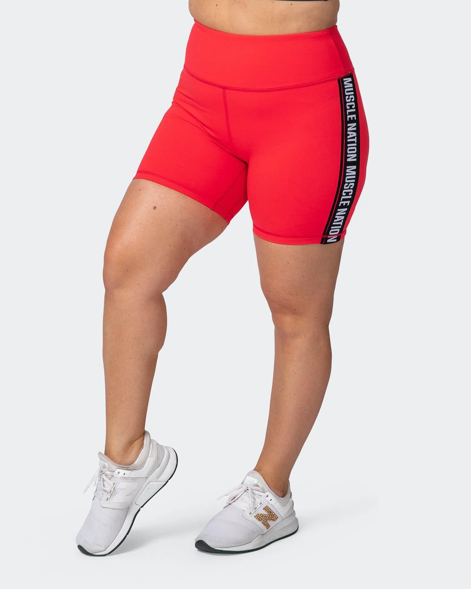 Dynamic Bike Shorts - Hot Red