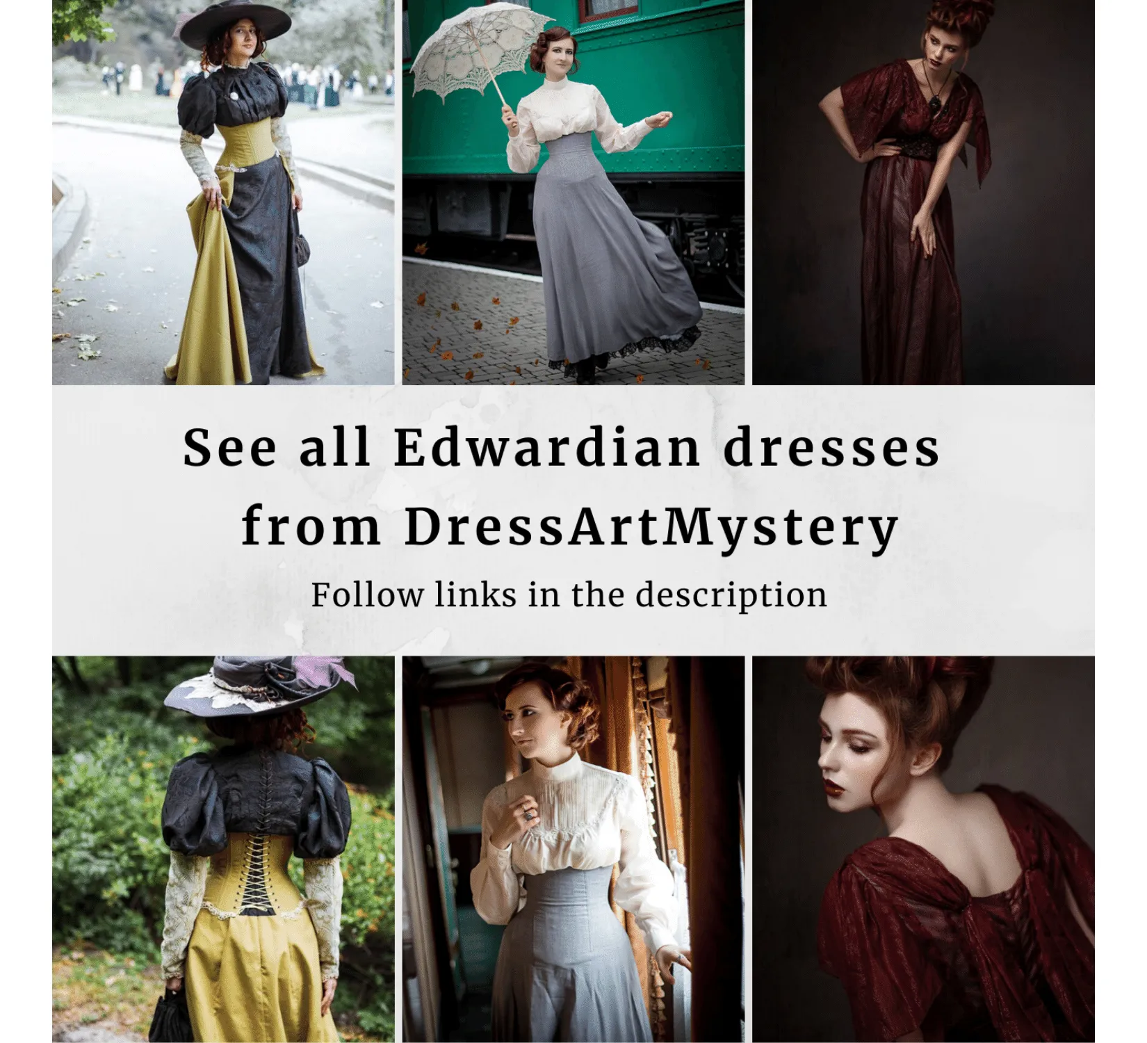 Edwardian cotton Crimson Peak grey costume
