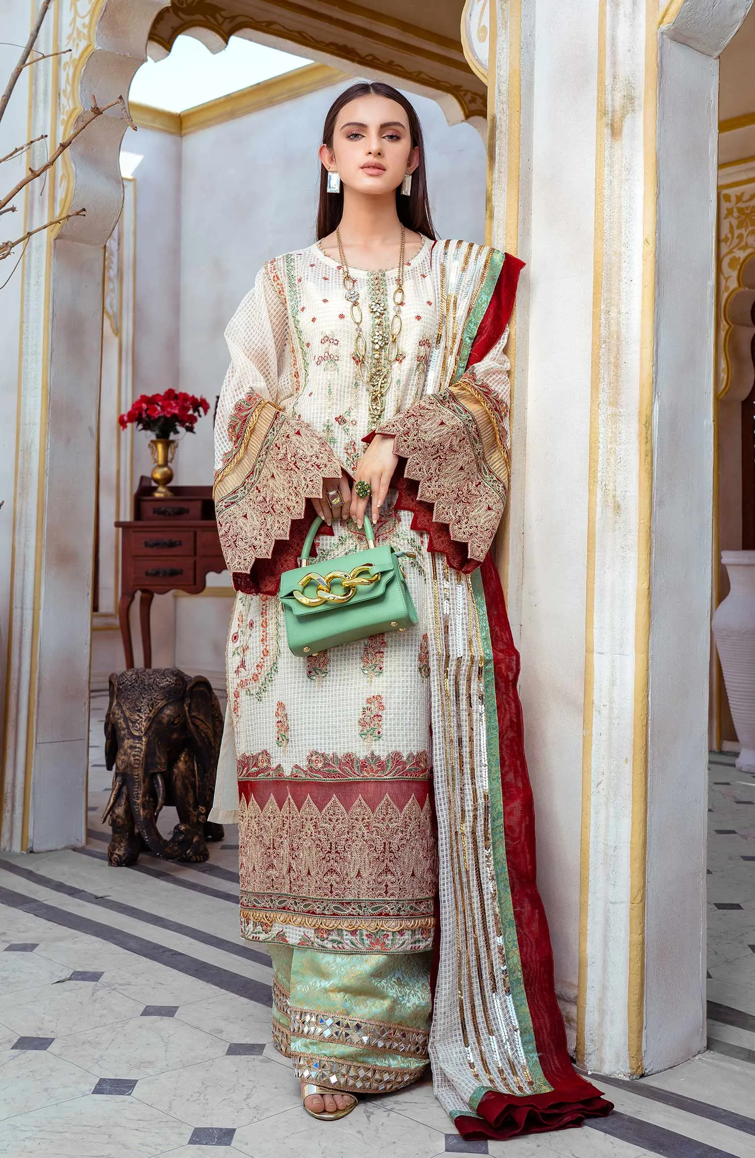 Ethnic - (MLRD - 060) |  Maryum N Maria Luxury Pret Eid Edit 2022 | Stitched Ready to Wear Suits