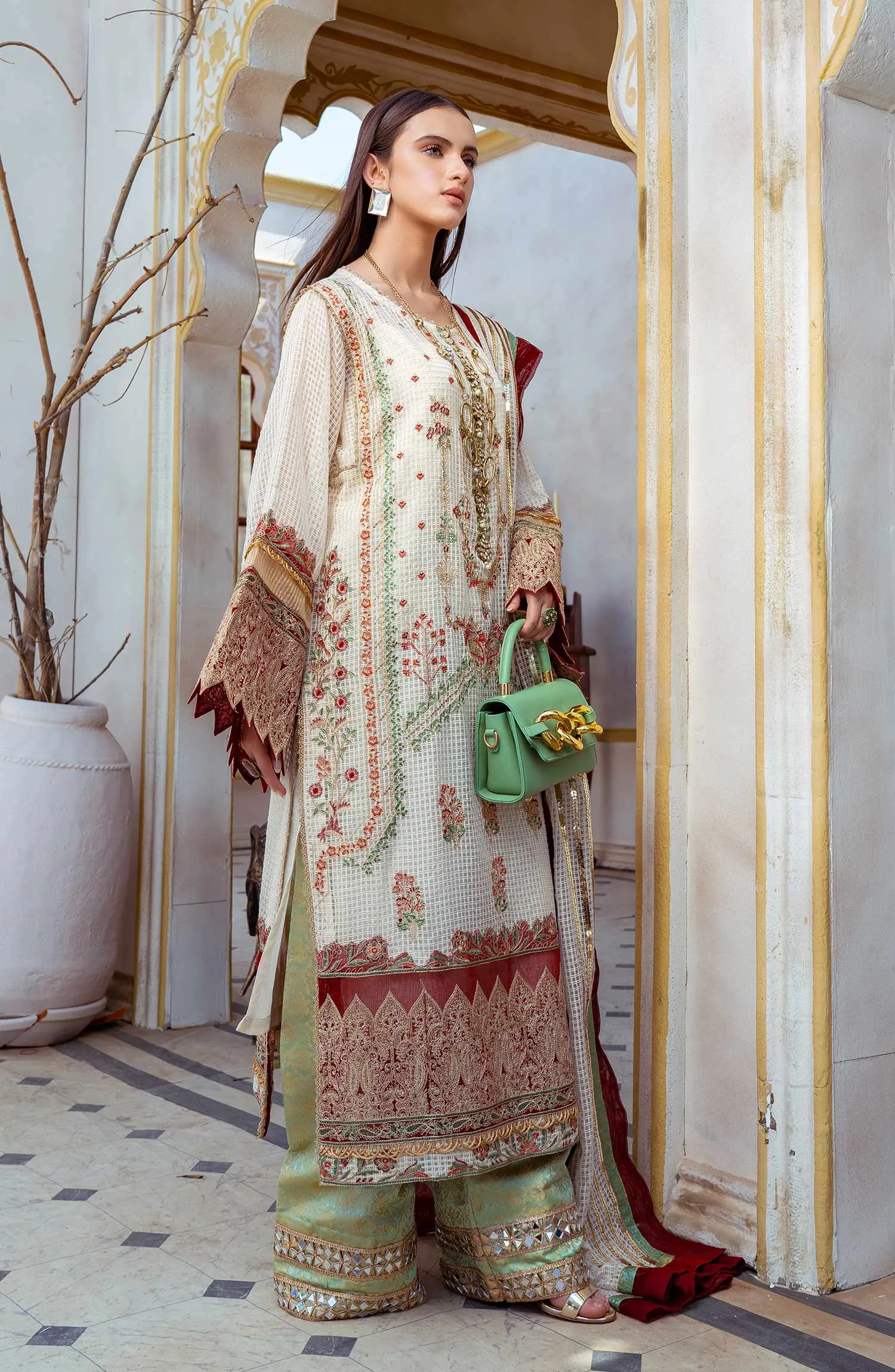 Ethnic - (MLRD - 060) |  Maryum N Maria Luxury Pret Eid Edit 2022 | Stitched Ready to Wear Suits