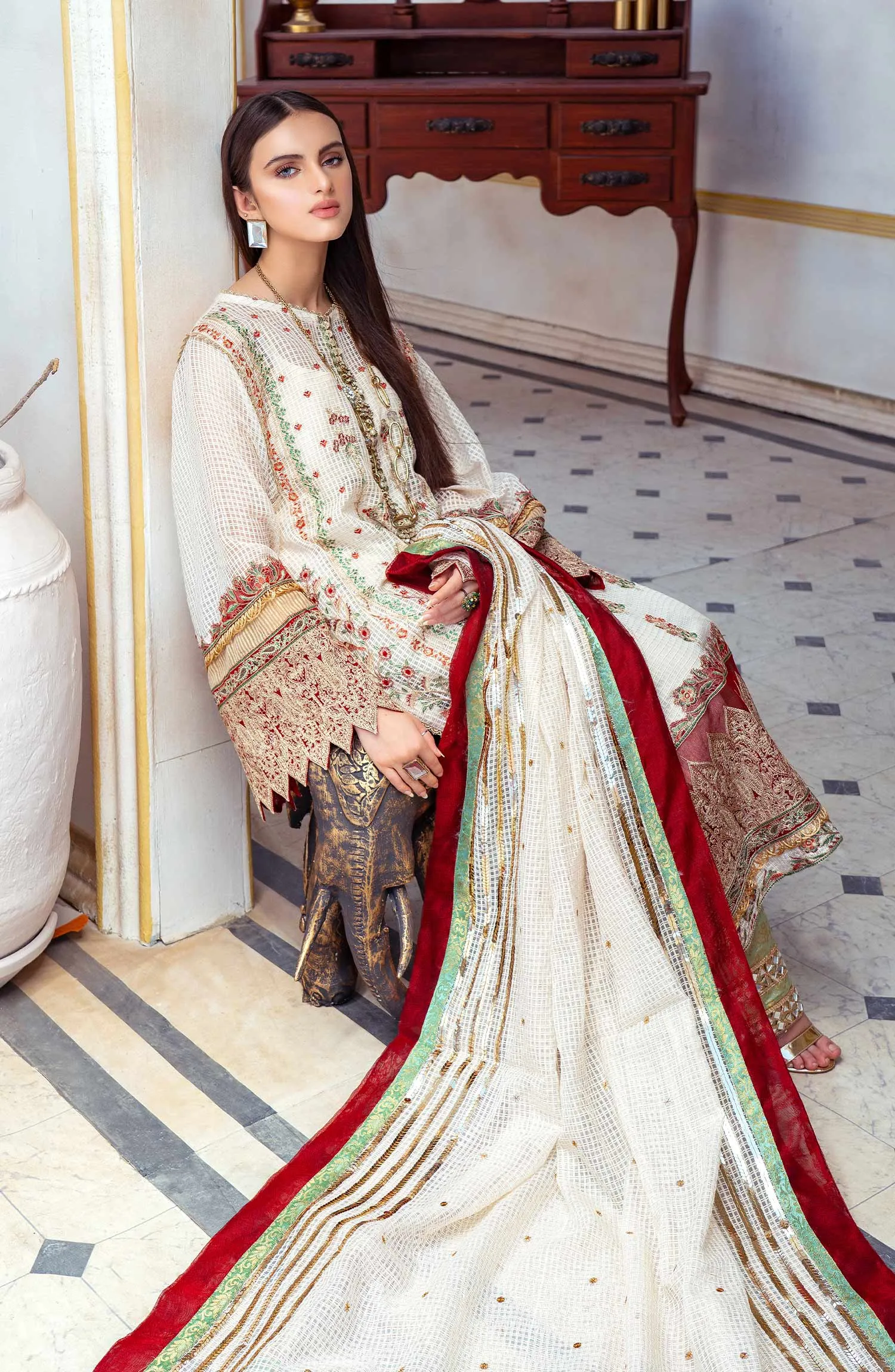 Ethnic - (MLRD - 060) |  Maryum N Maria Luxury Pret Eid Edit 2022 | Stitched Ready to Wear Suits