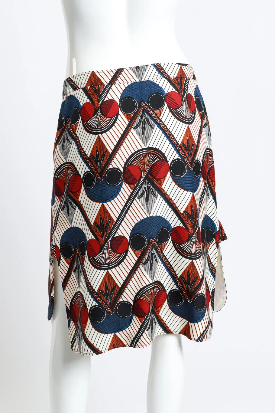 Ethnic Print Skirt