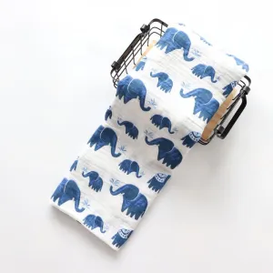 Extra Large Elephant Cotton Muslin