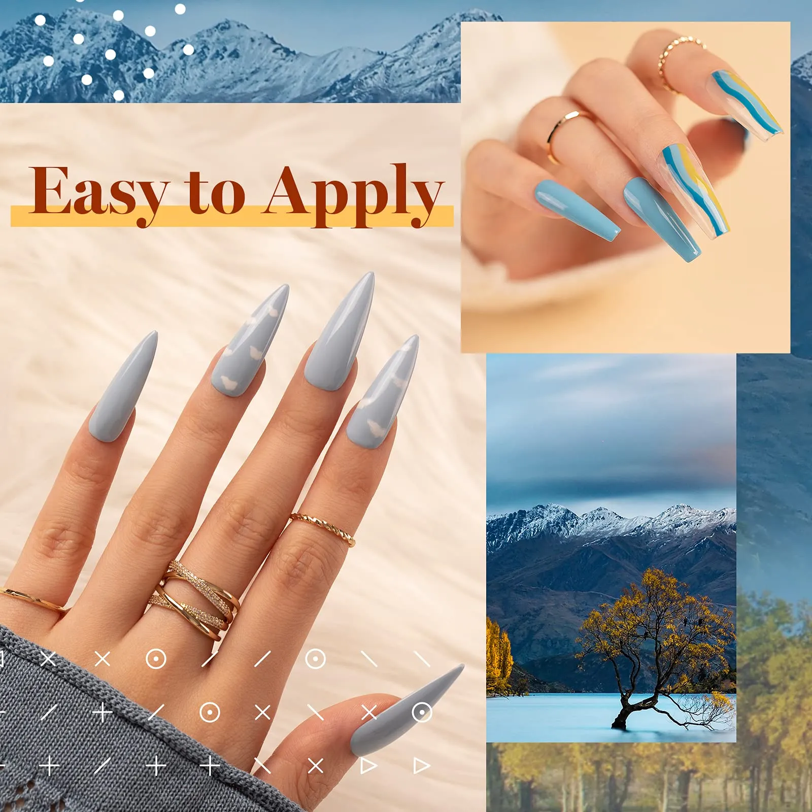 Fall Festival - 20 Gel Colors Set with Top and Base Coat (5ml/Each)