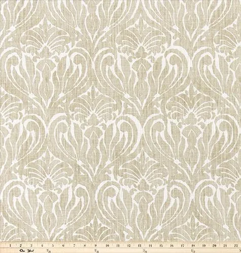 Faux Roman Shade Valance in Joash Gobi Print, 100% Cotton Canvas Fabric, Custom Made, Fully Lined, Valance Curtains, Golden Tan, Beige