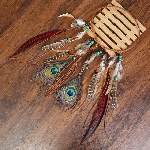 Feather Hair Band Bohemian Elastic Gypsy Festival Headband Women's Fashion